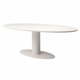 Metaform Orfis Ovale eetkamertafel wit